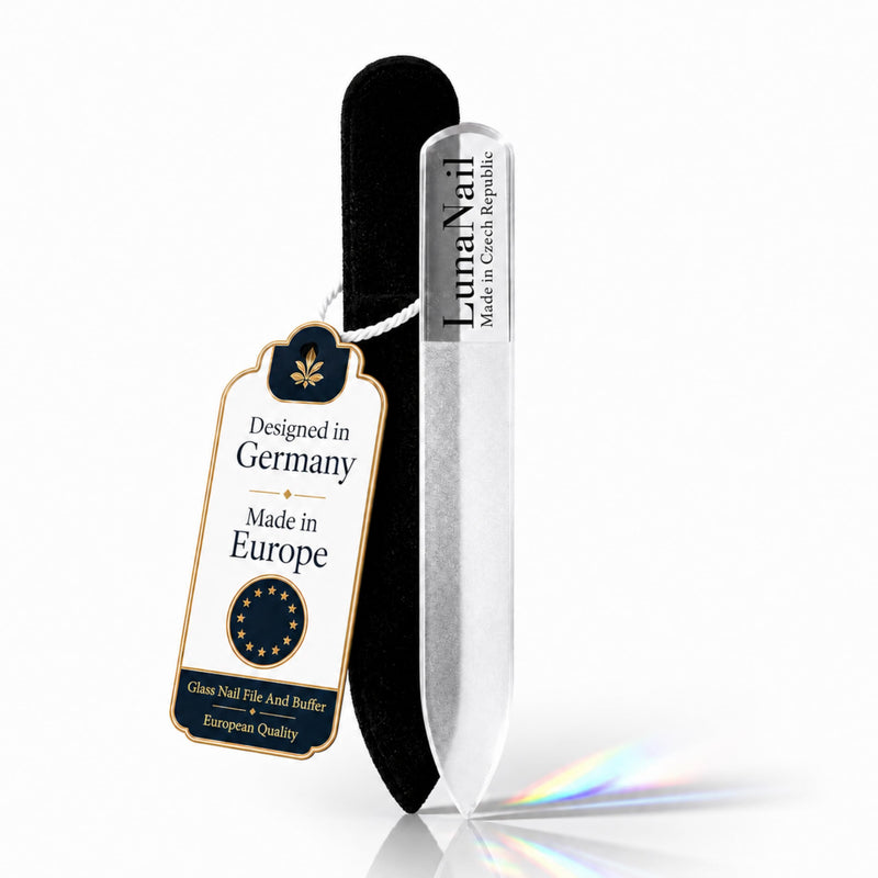 LunaNail Czech crystal glass nail file