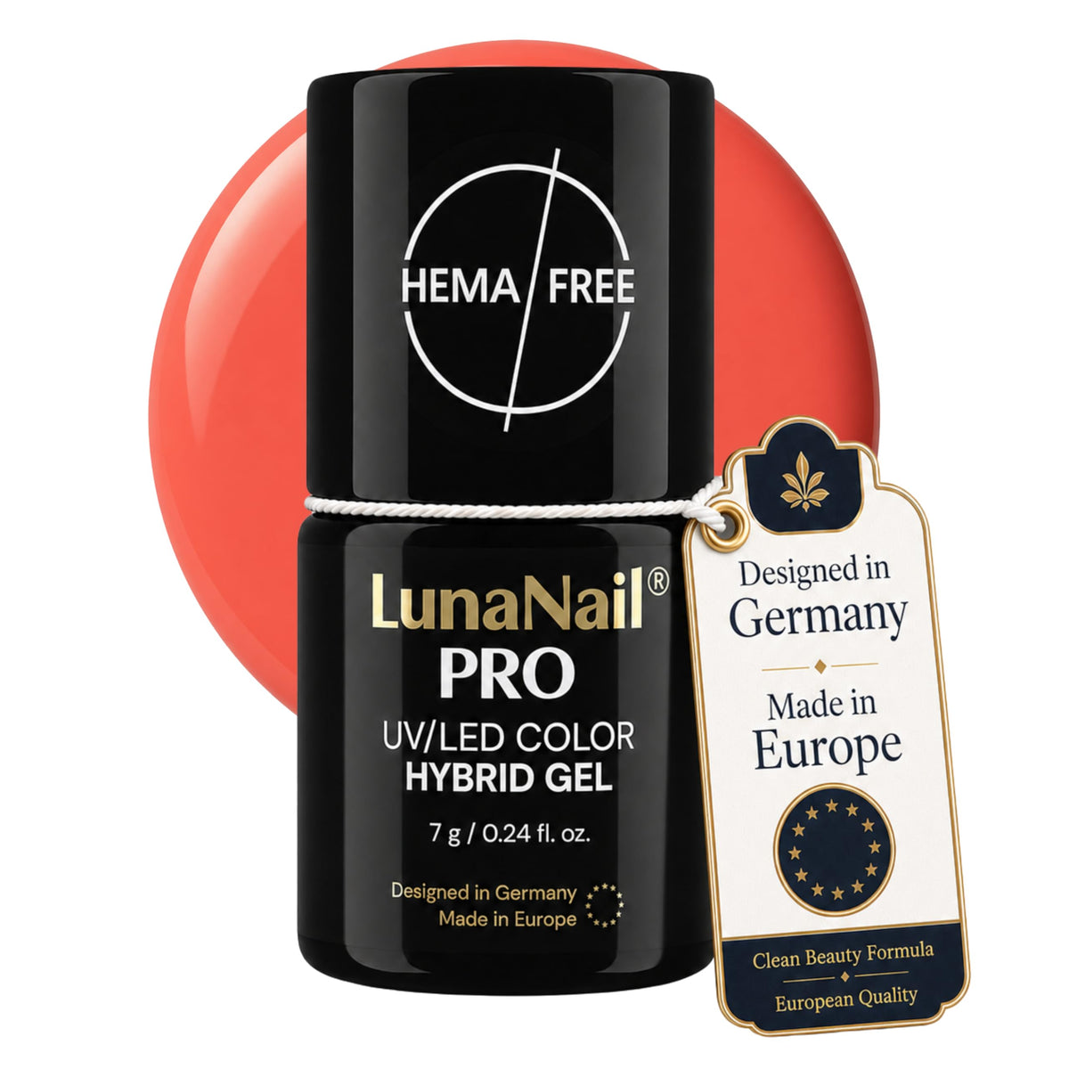 Gel Couleur: HEMA-Free & TPO-Free Gel Polish Madrid Sunset Red