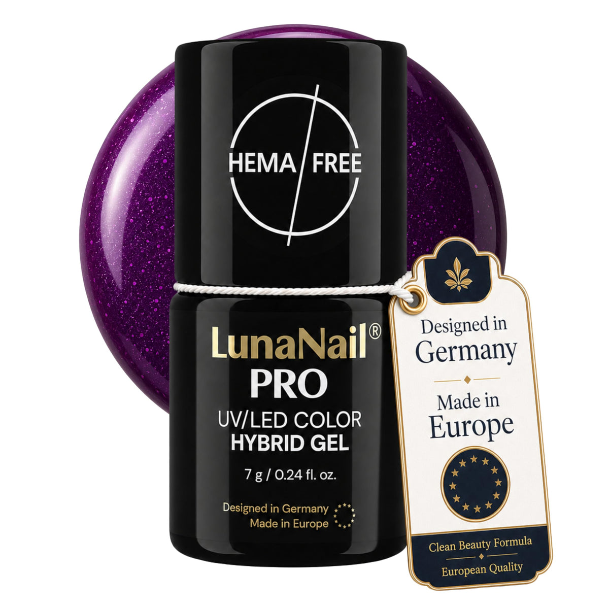 Gel Couleur: HEMA-Free & TPO-Free Gel Polish Reykjavik Aurora Purple