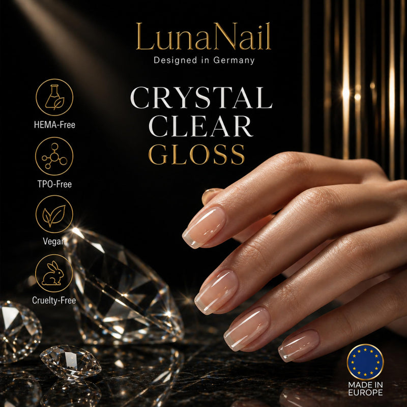 How to apply LunaNail gel top coat under a UV/LED lamp