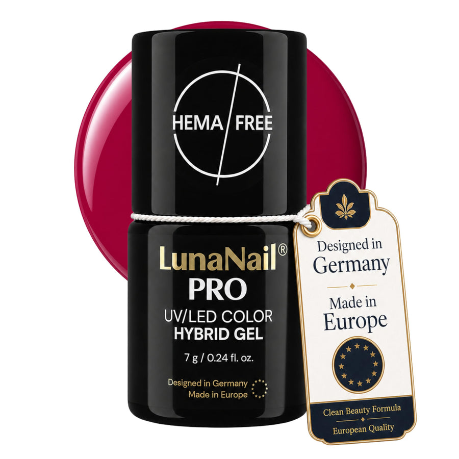 LunaNail gel polish Amsterdam Velvet Red