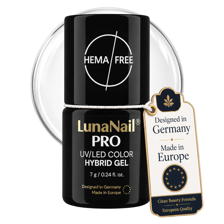 LunaNail no-wipe gel top coat, Crystal Gloss