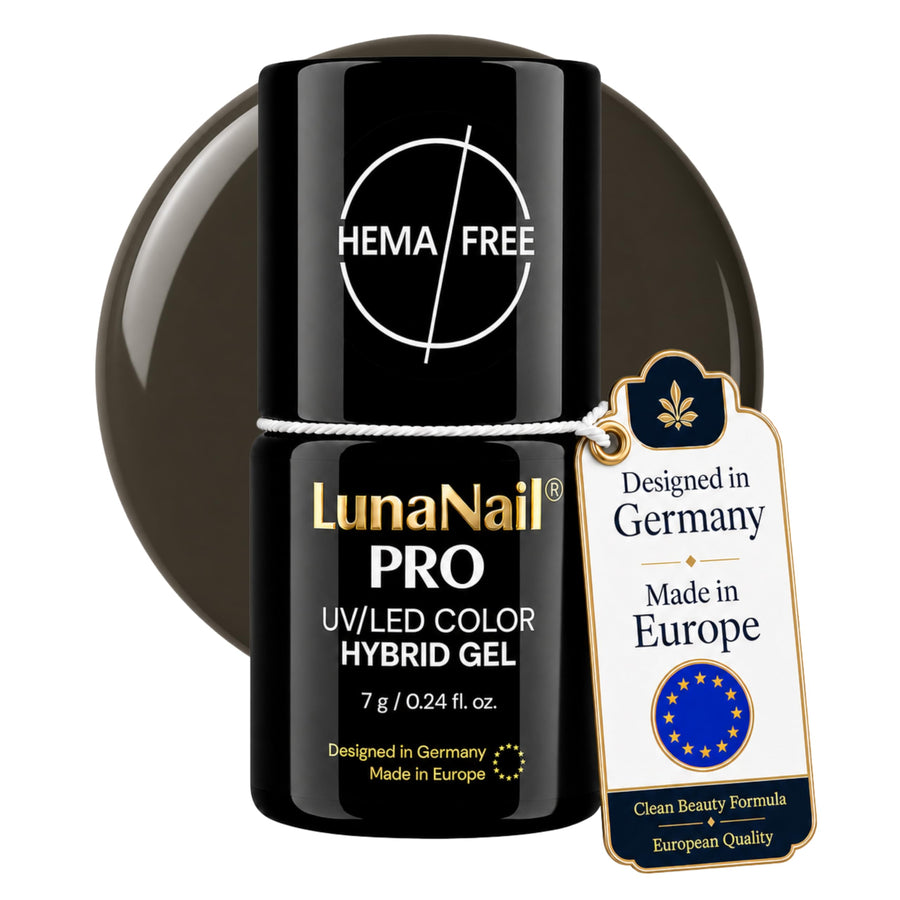 LunaNail gel polish Baku Caspian Oil Green