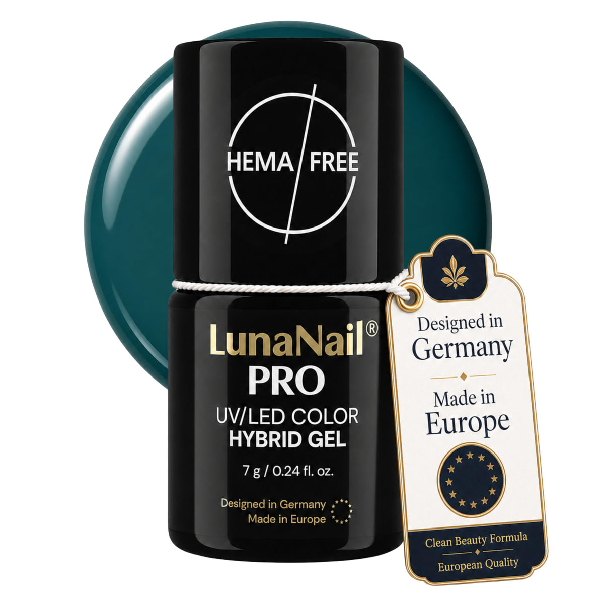 Gel Couleur: HEMA-Free & TPO-Free Gel Polish Vienna Deep Green