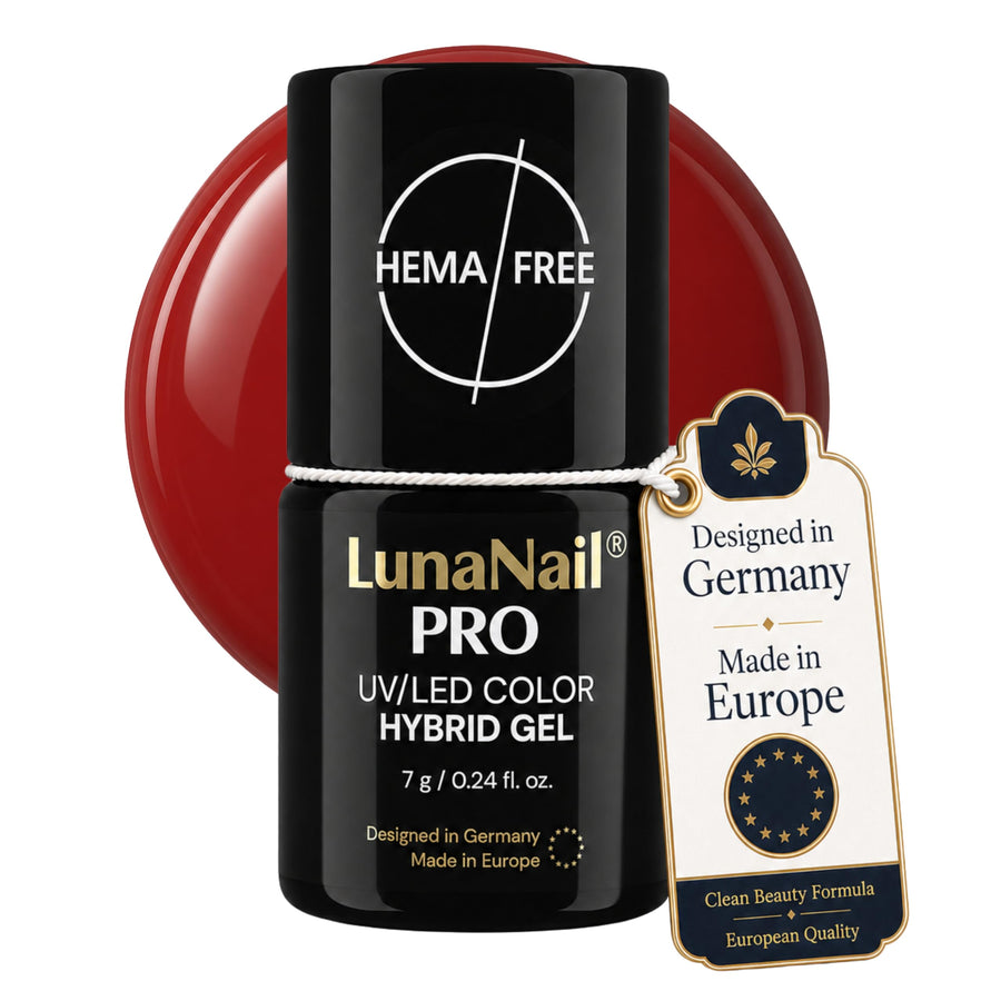 LunaNail gel polish Tokyo Red