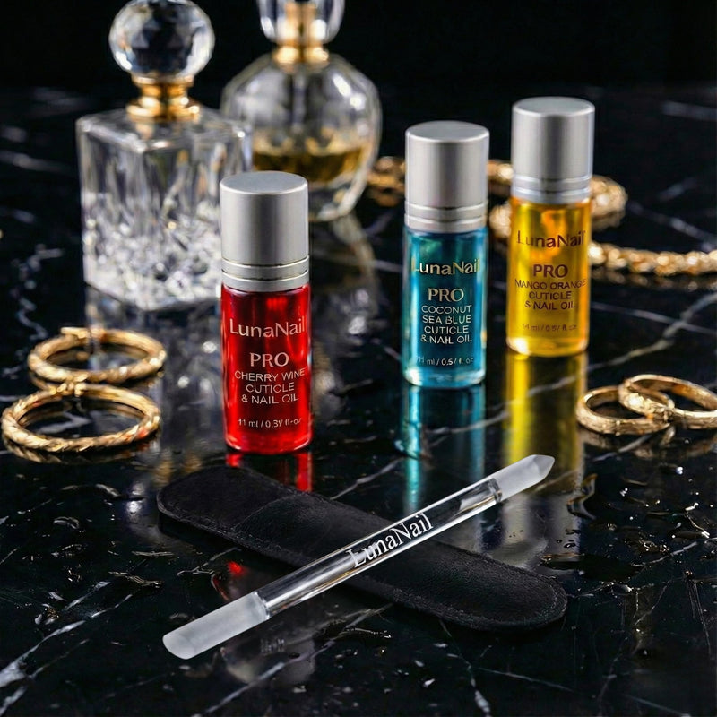 How to use the LunaNail glass cuticle pusher